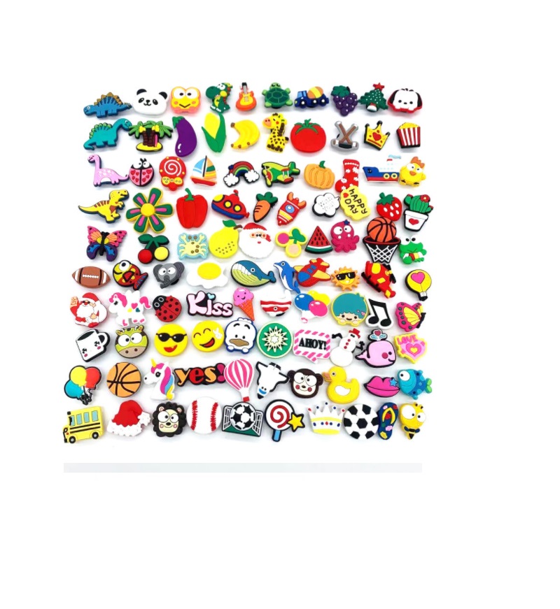 

Wholesale 100pcs/lot custom mexican style PVC shoe charms pvc shoecharms buckle soft rubber jibbitz for croc shoes