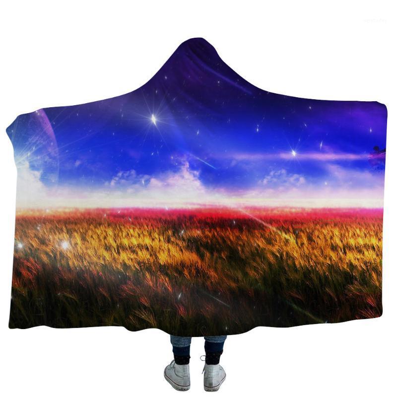 

Thicken Plush Cloak TV Pocket Hooded Blanket Fairy Tale Magic Cape Winter Warm Adults Bathrobe Cosplay Costume Nap Outwears1