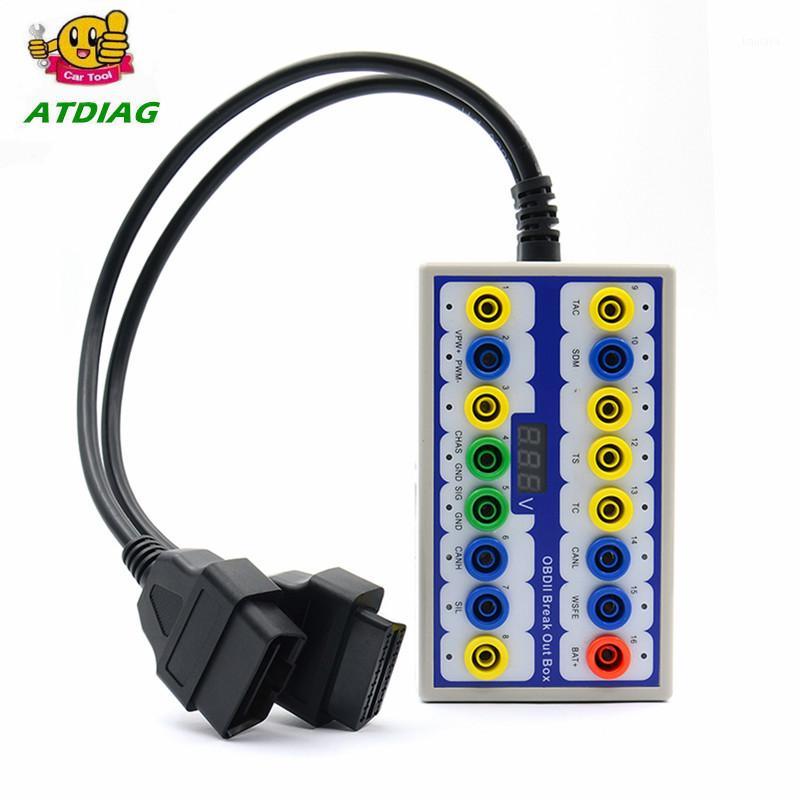 

OBDII Protocol Detector OBD OBD2 Break Out Box OBDII Protocol Detector Diagnostic Tool Professional Auto Scanner1