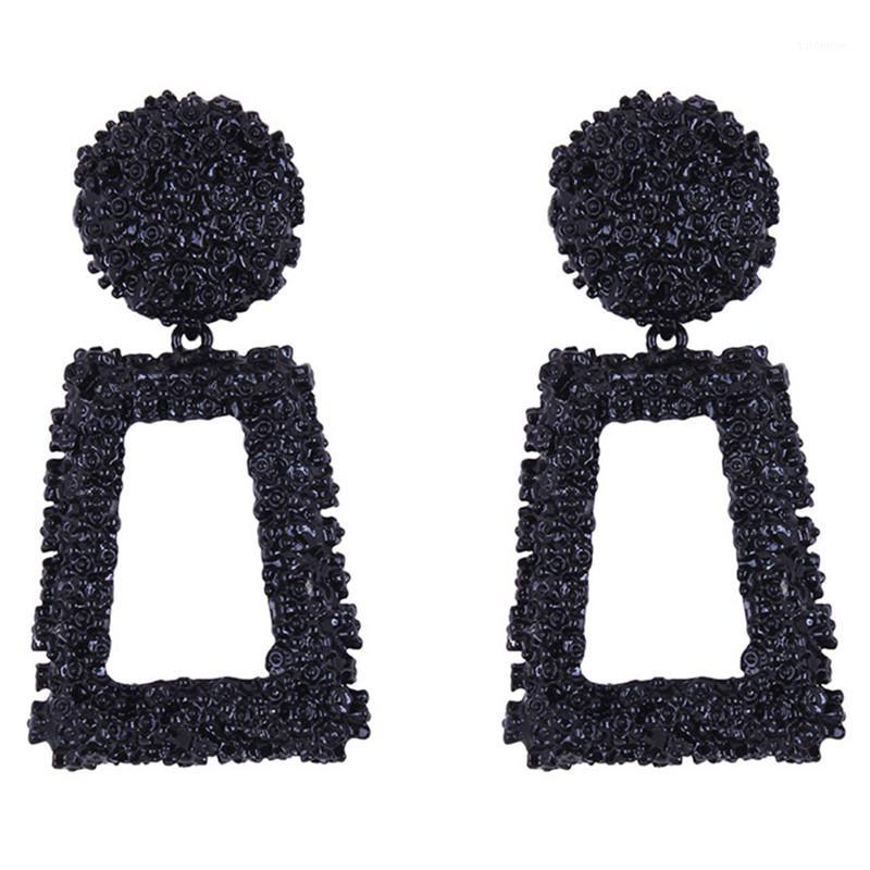 

2020 New 1Pair Shiny Wedding Drop Jewelry Metal Heavy Dangle Earrings Pendant Women Hot Fashion Party Gift Beauty Decor Hot1