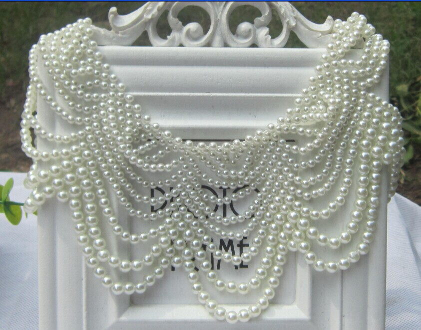 

Necklace Designer Factory Outlet ladies wild imitation pearl fake collar women fashion chocker necklace