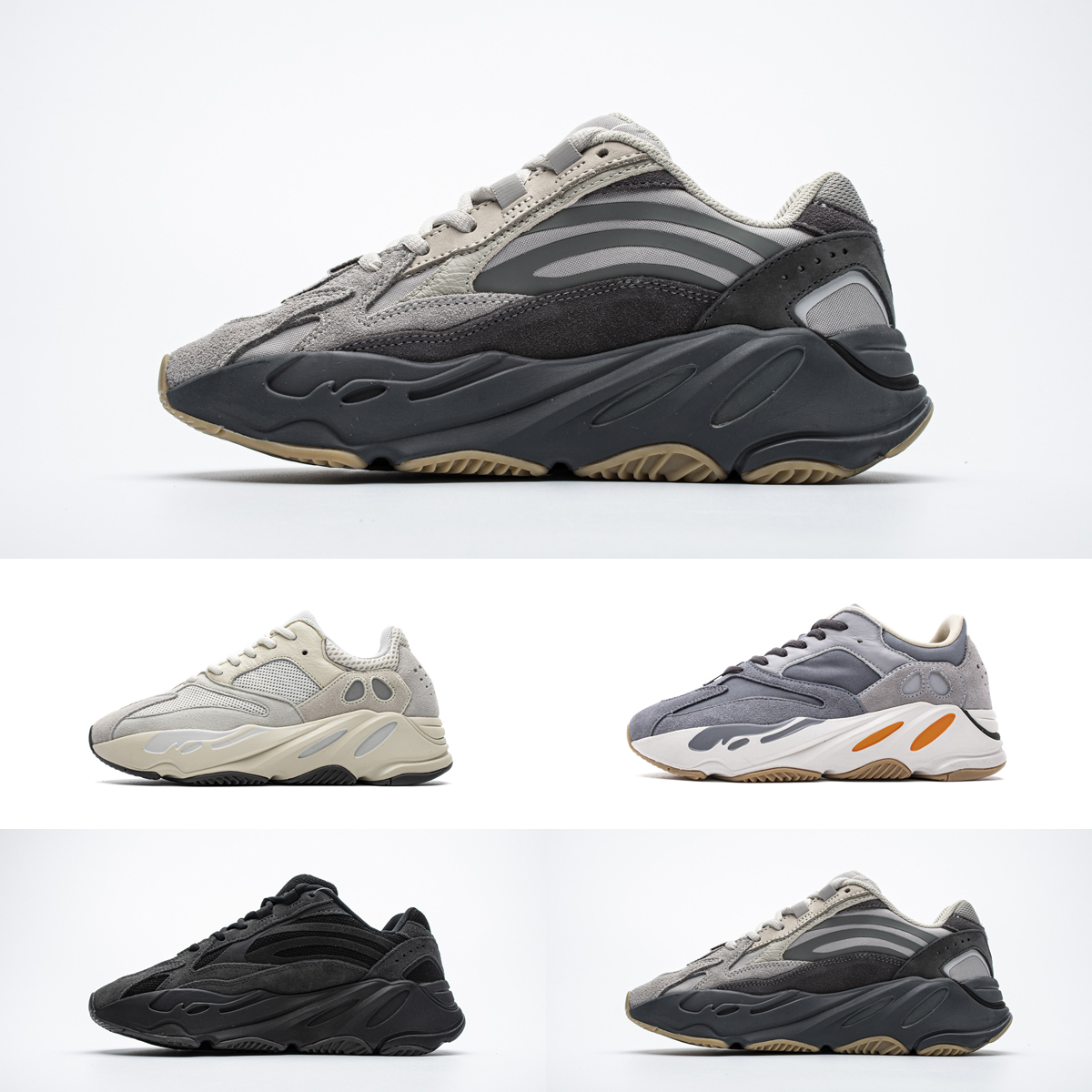 

700 V2 MNVN Orange Running Shoes Vanta V2 Alvah Azael Azareth Inertia Milky Analog Salt Utility Black Carbon Blue Mauve Sneaker Size 47 48, 10