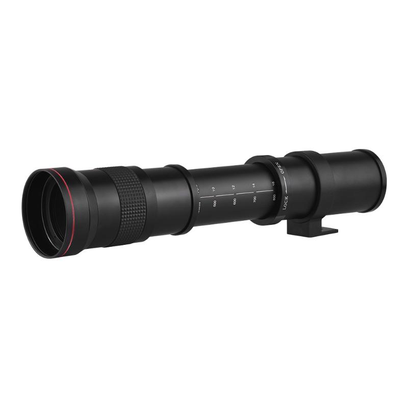 

Super Telephoto Manual Zoom Lens 420-800mm F/8.3-16 T-Mount with M4/3 Mount Adapter Ring for Olympus E-M1 MarkII Cameras more