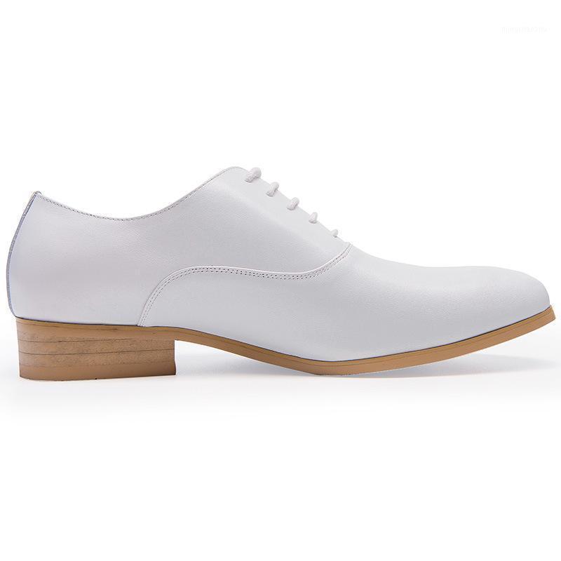 

Top Quality Men White Leather Shoes Cow Leather British Breathable Business Casual Formal Shoes Male Wedding Office Footwear1, Black