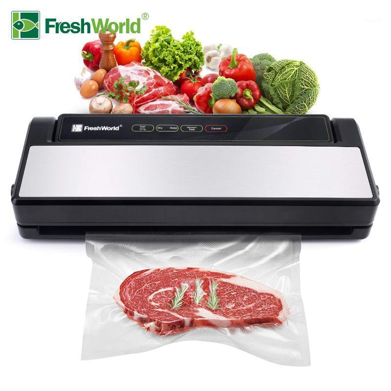 

Automatic Vacuum Sealers With Free Bags Pulse Function Black Household Best Vacuum Bag Sealer Packaging Machine 220v 110v1