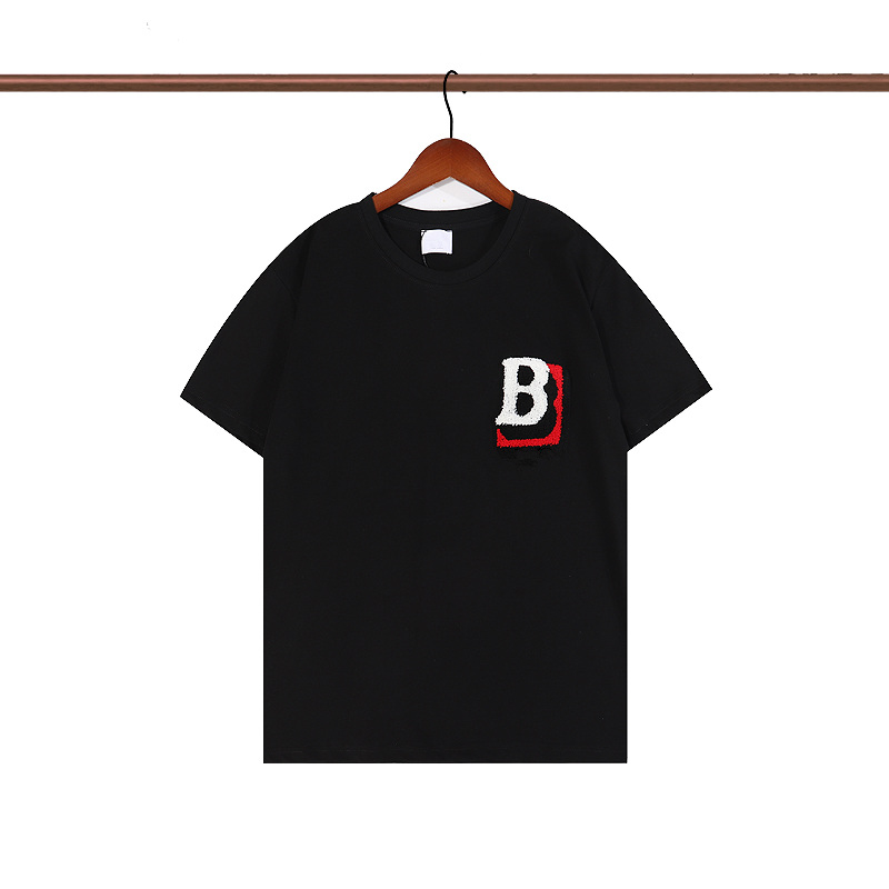 

22 Designer T shirt Summer Europe Paris American star Fashion Mens T-shirt Star satin 100% cotton Polo Casual Women men Black white -2XL, Color