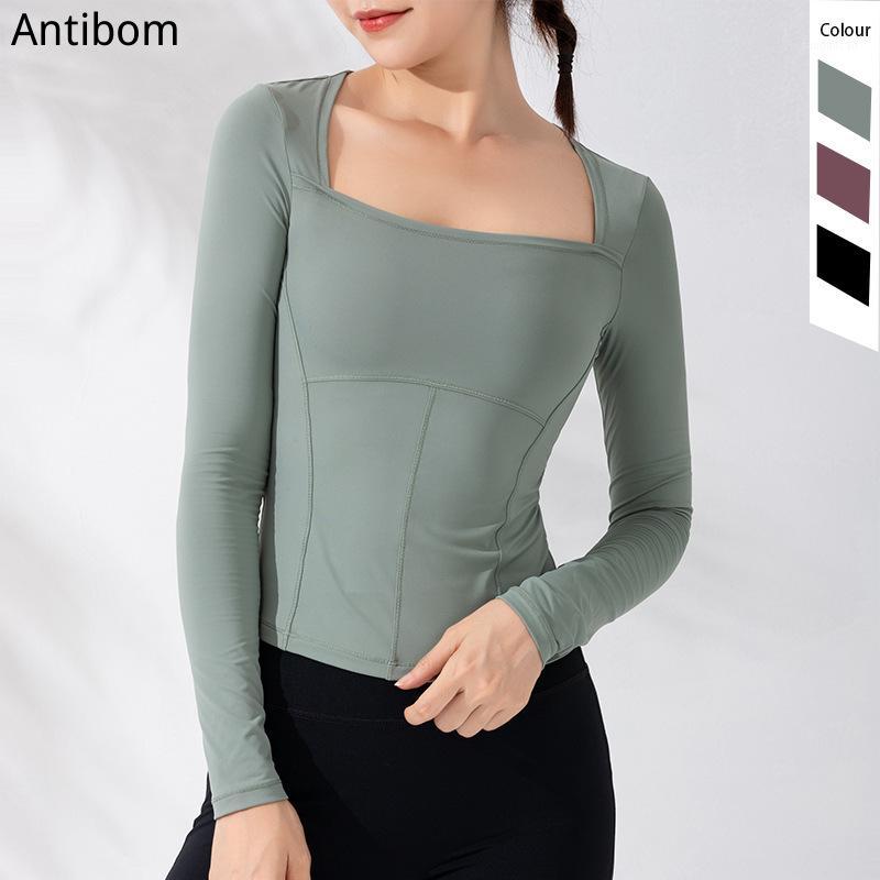

Antibom Women Loose Yoga Shirts Quick Dry Sports Short-Sleeved Hollow Outdoor Running Fitness Top Breathable Sweatshirt Tee1, Black