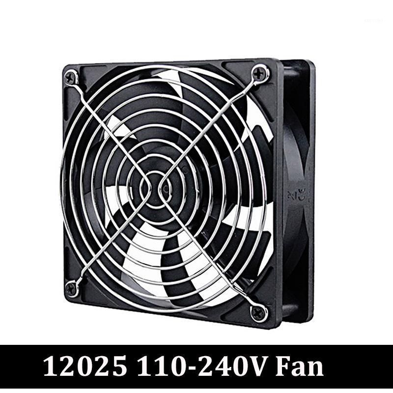 

Gdstime 120mm EC Brushless Cooling Fan AC 110V 115V 120V 220V 240V Axial Fan With Screw/Grill 12025 For Computer Case Cooler1