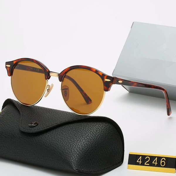 

2020 luxury polarized sunglasses men women pilot sunglasses uv400 eyewear driver metal frame glass polaroid lens with box, White;black