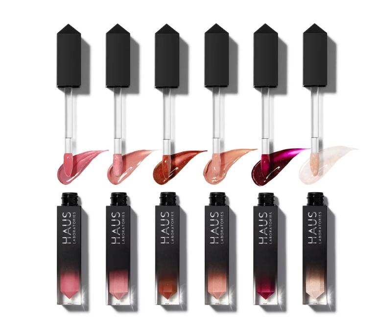 

HAUS LABORATORIES 6 Colors LE RIOT Lip Gloss Non-Stick Cup Matte Liquid Listick Lipgloss rouge a levre, Mixed color