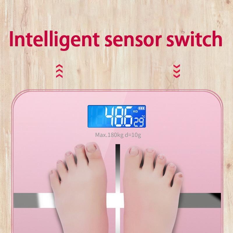 

Glass Smart Electronic Scales Floor Body Fat Scale Bathroom LCD Body Weighing Monitor Home Digital Weight Measure Tools1