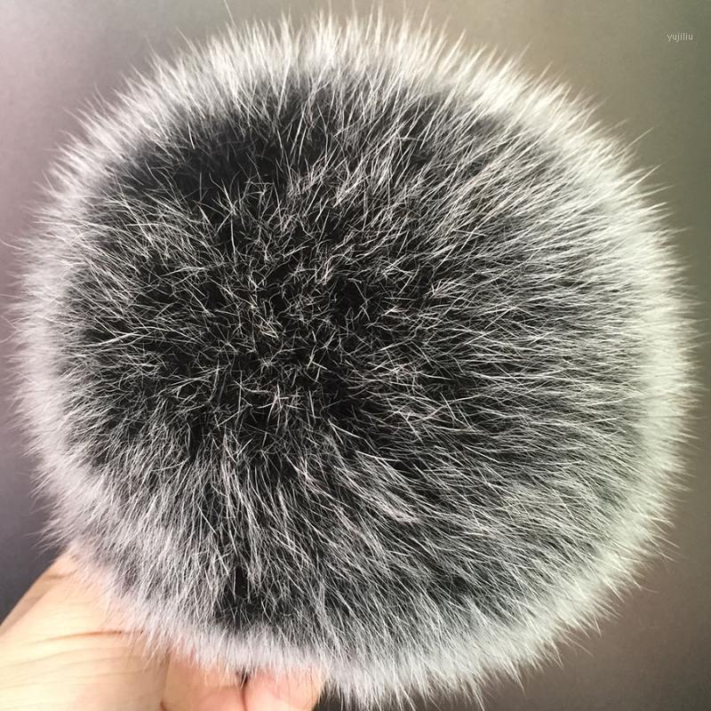 

Big Round Fluffy Real Raccoon Fur Pompoms For Keychains and Knitted Beanie Cap Hats Genuine Pompon Pom with Buttons Whosale1