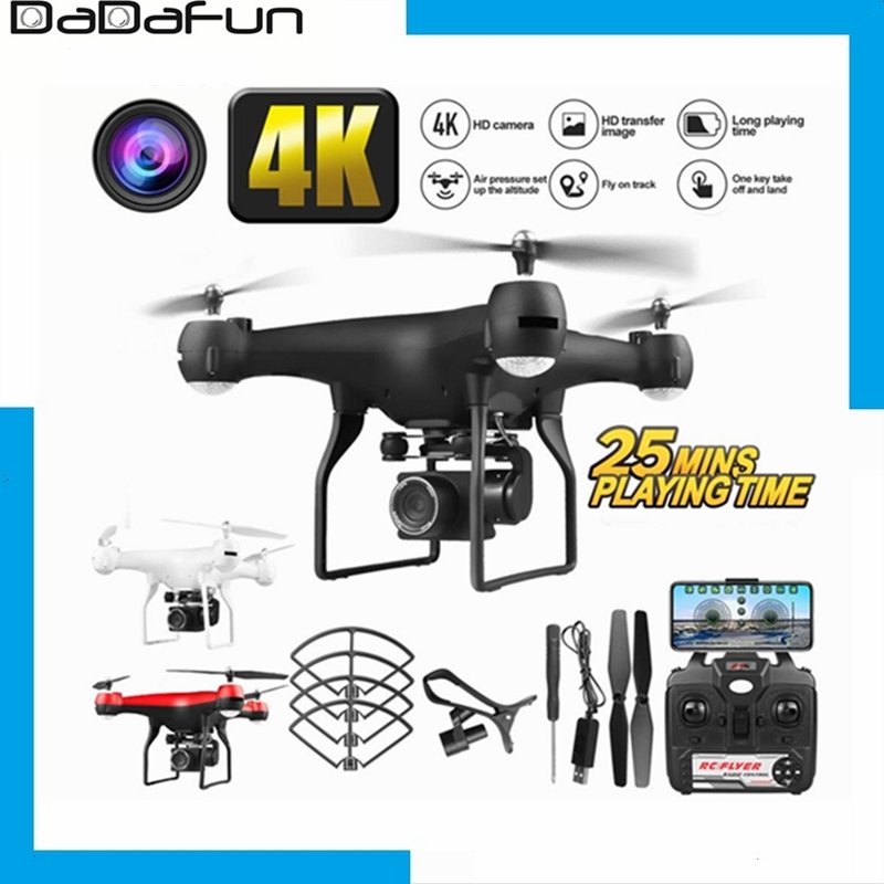 

1080P 4K RC Drone Quadcopter drone with 1080P 4K HD Wifi camera video highly stable Rc helicopter F68 4K RC Camera drones, Black