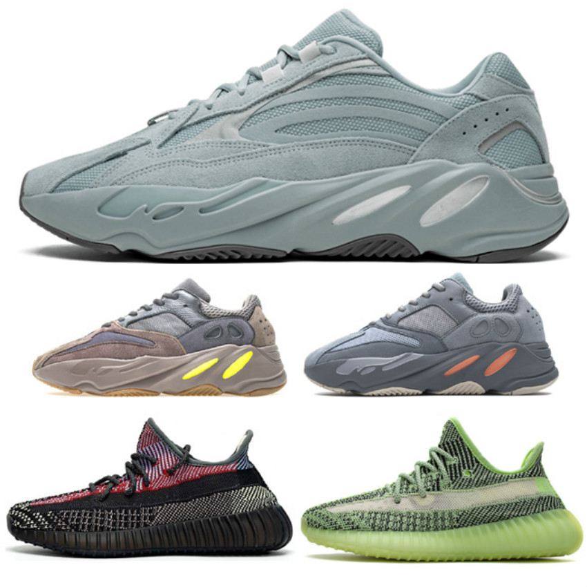 

Famous_footwear 700 V2 Hospital Blue Kanye West Wave Runner Shoes Yecheil Yeezreel Reflective Sneaker Vanta Citrin Black Static Clay shoes, Static non-reflective