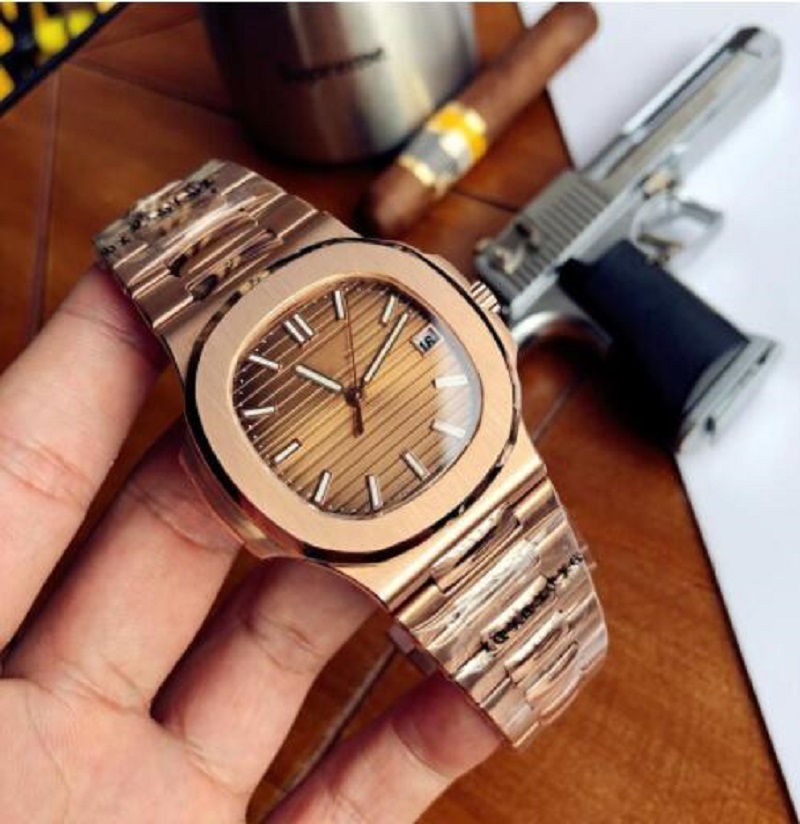 

Men Watches Top High Quality Automatic Machinery Sports Calendar 2813 Movement Watchess Stainless Steel Luminous Waterproof 30M Wristwatch, Slivery;brown