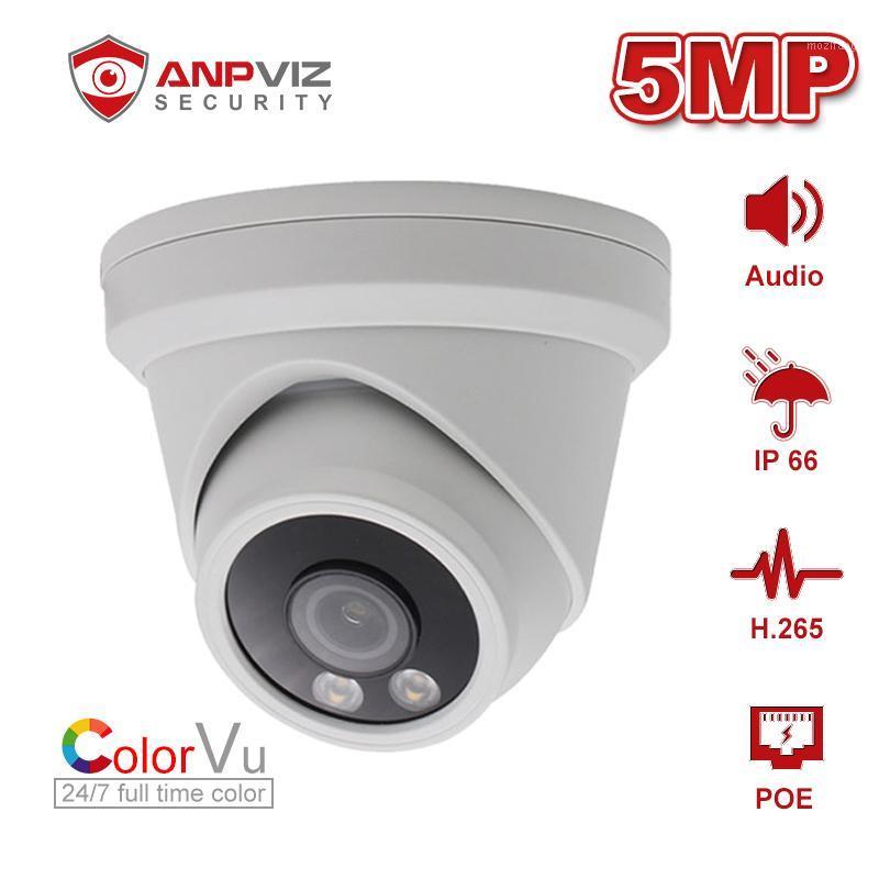 

Anpviz 5MP Starlight IP Camera POE Dome Super Colorful Surveillance IR 30m Built-in Microphone Audio IP66 Onvif H.2651