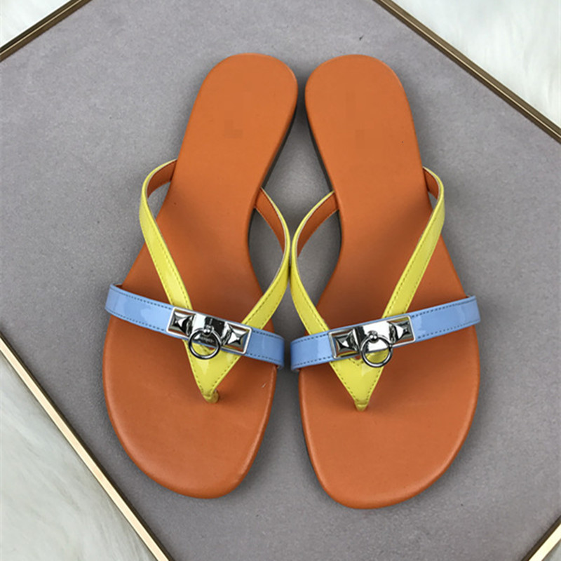 

Summer European New Flip Flops Flat Ladies Sandals Fashion Women Slipper Black Purple 40 8x32