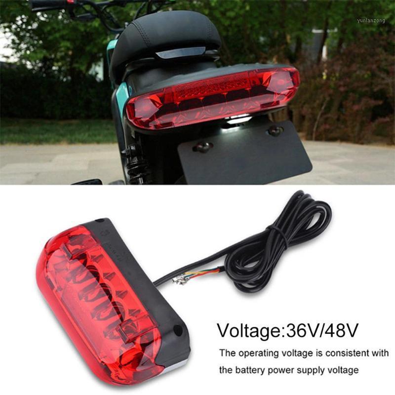 

36V/48V Electric Bicycle Taillight Electric Bike Brake Indicator LED Rear Tail Light Warning Lamp Night Safety Cycling Accessory1