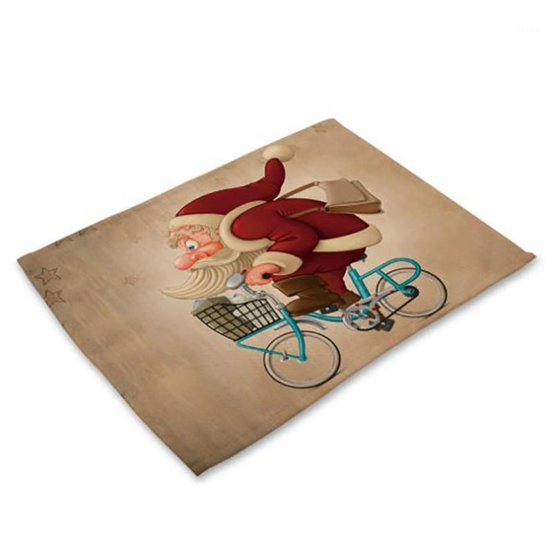 

Durable Rectangle Shape Non-slip Insulation Placemat Kitchen Non-slip, Table Christmas Mat Home, Restaurant1