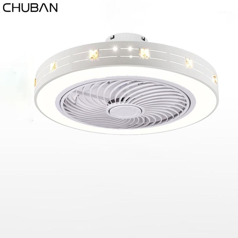 

Modern Smart Modern Ceiling Fans With Lights Painted Iron Acrylic LED Fan Light Dimmable Bedroom Room Lamp Remote Control 50cm1