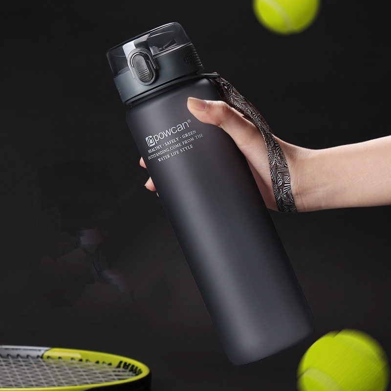 

Sport Water Bottles 800/1000ML Protein Shaker Outdoor Travel Portable Leakproof Tritan Plastic Direct Drinking Bottle BPA Free 201105