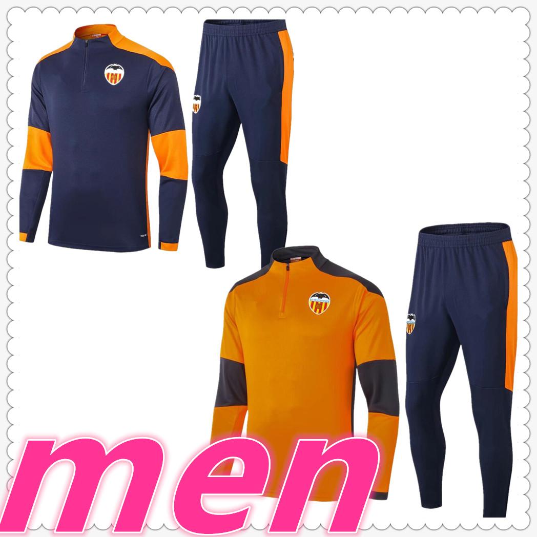 

valencia mens football jerseys designer polo shirts men soccer jersey maillot de foot 20 21 player version camisa futebol, Black