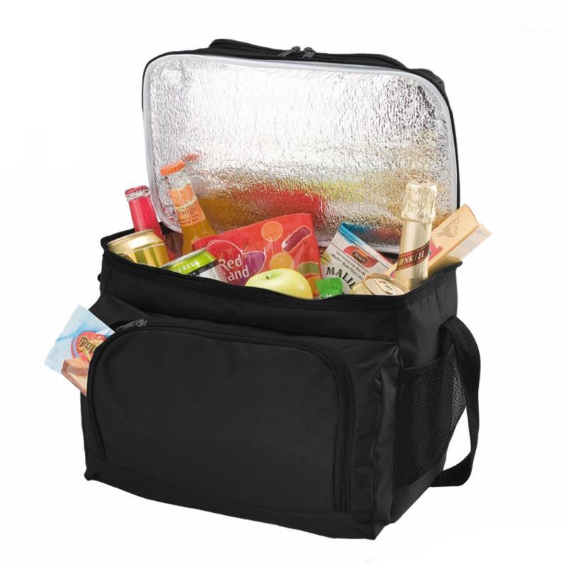 

Bag Organizer AU Large Insulated Lunch For Women Men Thermal Cooler Picnic Storage Box1, Black