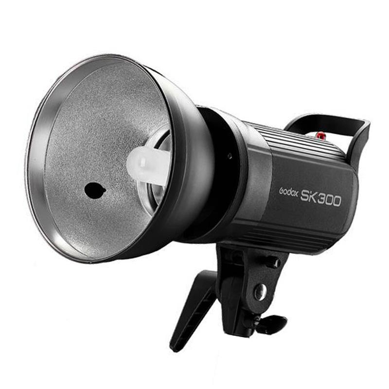 

Free DHL Godox SK300 110V 220V 300W 300WS GN58 Photo Studio Flash Light Strobe Lighting 150W Modeling Lamp + Bowens Reflector