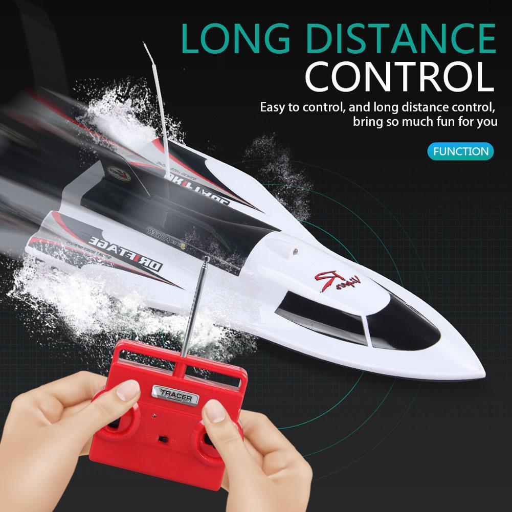 

Create Toys CT3352 Waterproof 4-Channel Remote Control Ship Speed RC Boat Strong Power Rechargeable High Speed Rowing Model D30, Red