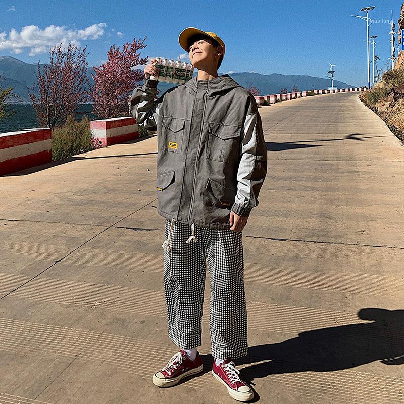 

2019 Spring And Summer New Chinese Style Men's Fashion Quality Comfortable Loose Stitching Large Size Harajuku Cotton Jacket1, Black