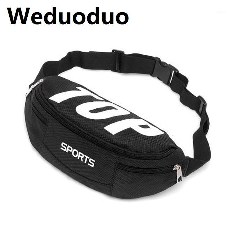 

Weduoduo 2020 men waterproof fanny pack Casual Men Waist Bags Fashion Women Shoulder Bag Pouch Nylon Belt bag Fashion Hip1, Black