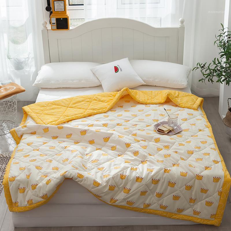 

New arrived Summer Washed Air-conditioning Quilt Soft Breathable Blanket AB side duvet1, T9
