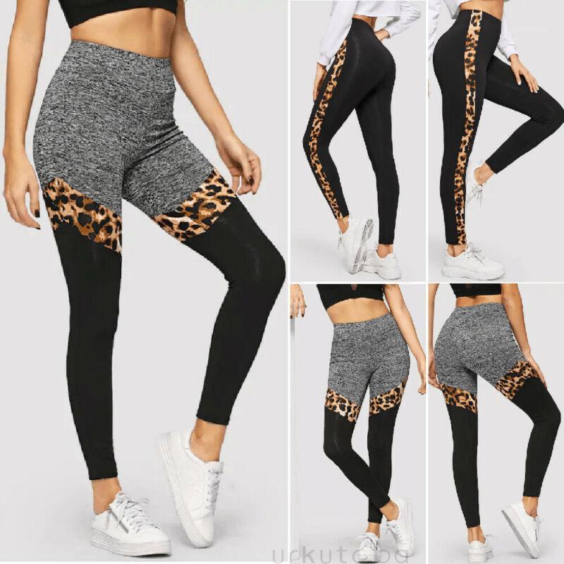 

Women' Leopard Sports YOGA Workout Gym Jogging Slim Fit Sport Training Pants Running Trousers Leggings Athletic Clothes1, As pic