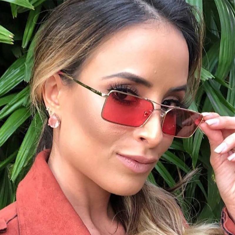 

Designer Sunglasses Women 2021 High Quality Square Sunglasses Women Gothic Glasses Vintage Oculos Feminino