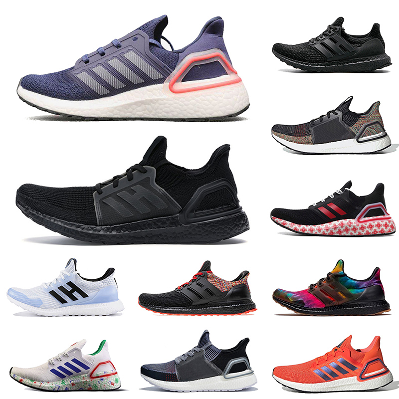 

2020 New Quality Ultra UltraBoost 19 20 Men Women Running Shoes Blue Qhitw Triple Black National Lab Soalr Red Trainers Sport Shoes, 4 dash grey 36-45