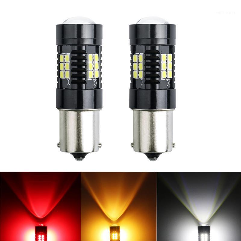 

Emergency Lights 2PCS Car Led Light Bulb 1156 BA15S P21W BAU15S PY21W BAY15D 1157 P21/5W Canbus No Error 3030 21SMD Auto Reversing Lamp 12V-