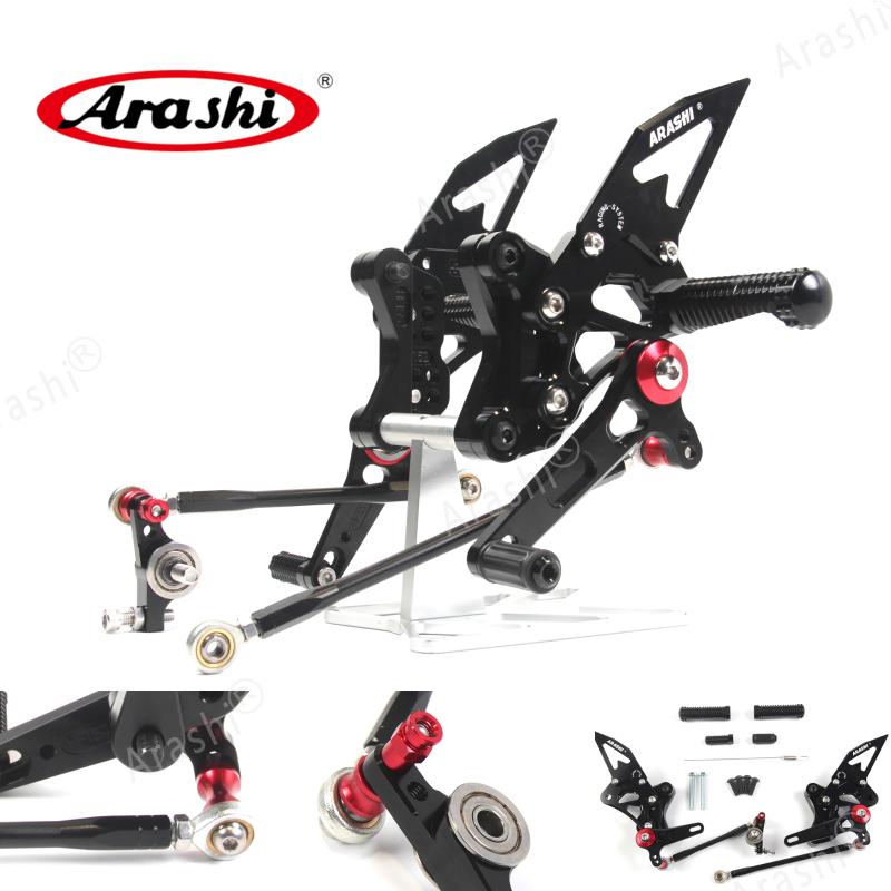 

Arashi Best Arrival Rearset For 1098 1098S 2007 2008 CNC Adjustable Footrests Foot Pegs Rider Footrest 848 EVO Aluminum
