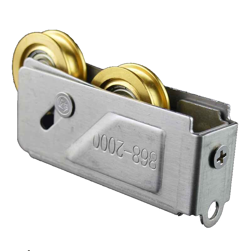 868-2000-type Balcony Sliding Plastic Steel Door Pulley Aluminum Alloy Glass Screen Window Brass Wheel Muted Roller Hardware-image-607184242