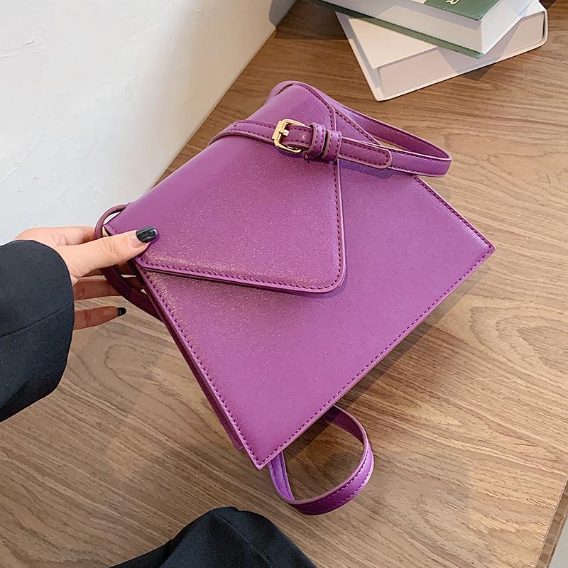 

Texture Leather Ladies Small Square Bags for Women 2021 New Shoulder Bag Fashion Wild Solid Color Design Crossbody Bags Travel, Black