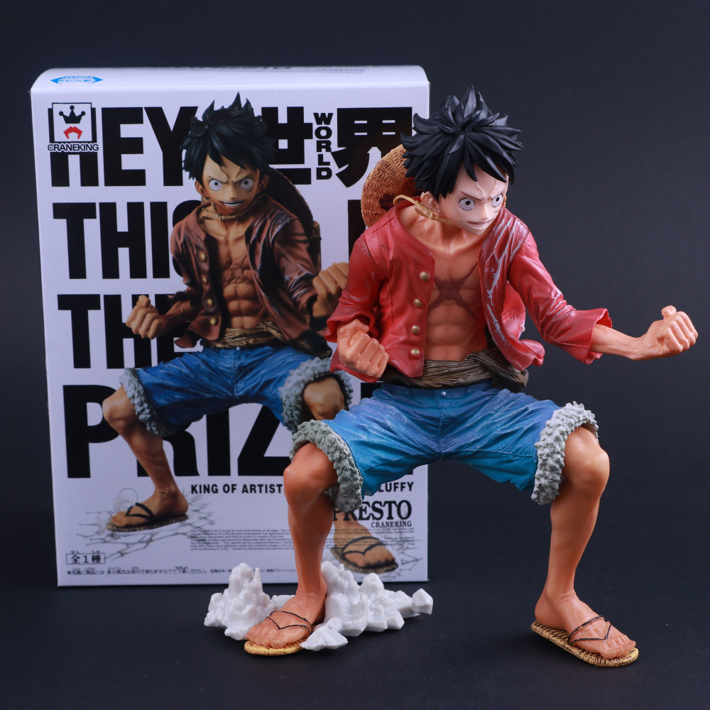 

Popular Craneking Japan Anime One Piece The King of Coloring Banpresto Figure Colosseum Luffy Action Figure Onepiece Figures 201202, Khaki