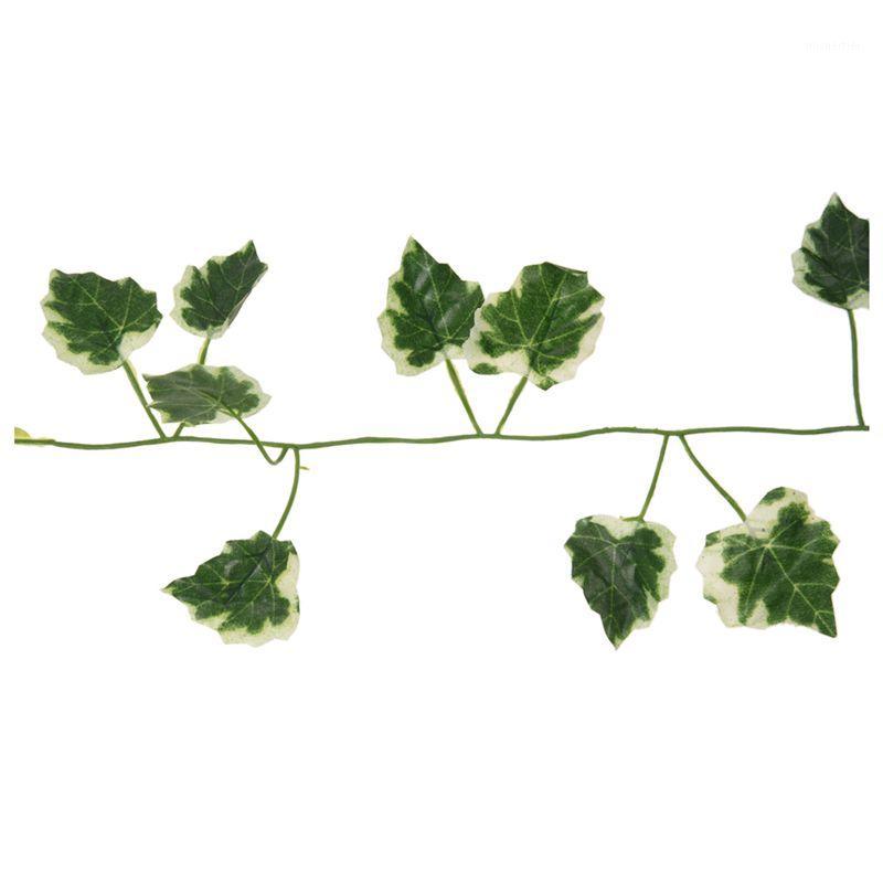 

6.56ft Artificial Ivy Leaf Garland Plants Vine Fake Foliage Flowers Home Decor,Grape Leaves1, Green