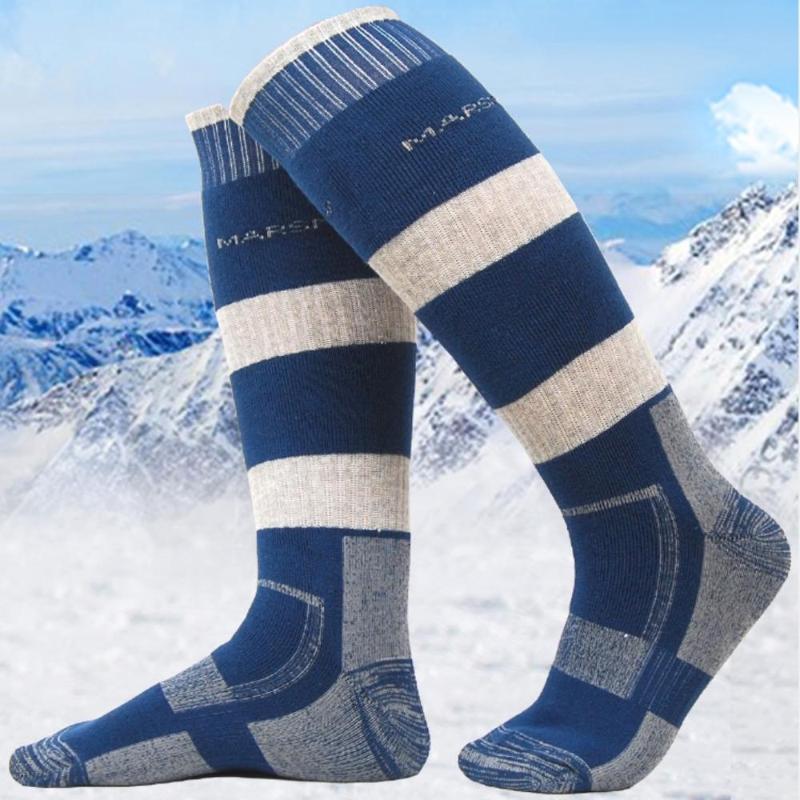 

WT01 Men Women Skiing Socks Winter Thermal Socks Outdoor Sports Snowboarding Hiking Ski Warm Thicker Cotton, Pink