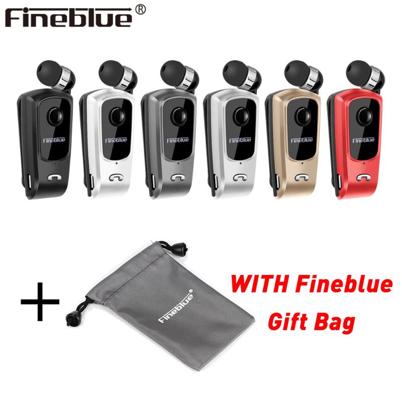 

FineBlue F920 with portable bag suit Wireless Driver Bluetooth type business Headset Calls Remind Sports earphone, Black