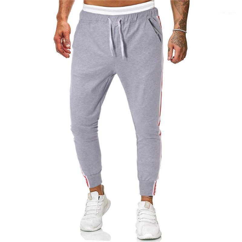

Loose Regular Straight Sweatpants Fashion Men Sport Letter Print Lashing Belts Casual Sweatpants Drawstring Trouser1, Black