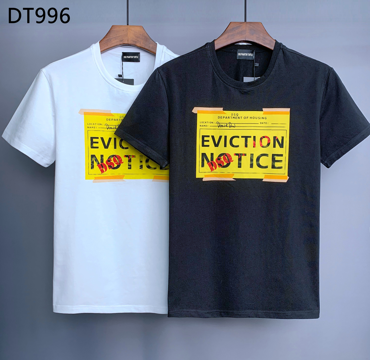 

DSQ PHANTOM TURTLE 2022SS New Mens Designer T shirt Italy fashion Tshirts Summer DSQ T-shirt Male Top Quality 100% Cotton Tops 158399, Black