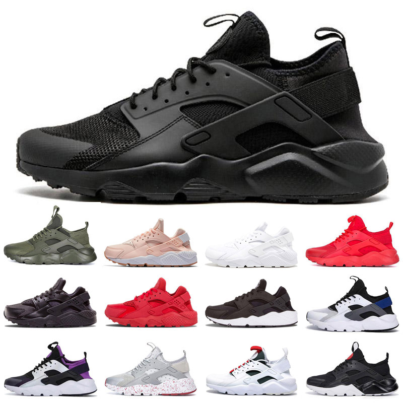 

hot sell 2020 Huarache 4 4.0 IV Running Shoes Men Women Sneakers Triple black white Huaraches Trainers huraches Shoe huraches Shoes 36-45