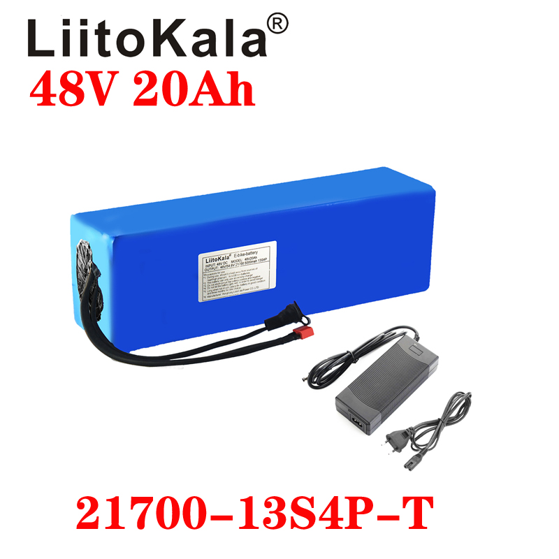 

LiitoKala Original 48V 20AH Ebike Battery 48V 10000W for electric bike battery for bike Powerful electric bicycle battery XT60