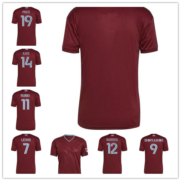 

Player version 2022 2023 Rapids Soccer Jersey Colorado VONES PRICE ABUBAKAR BENEZET NAMLI SHINYASHIKI custom MLS 22 23 Rapids uniform Mens Home uniforms
