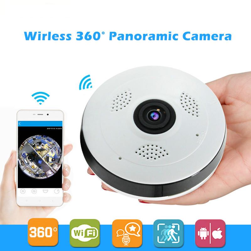 

360 Degree Wi-fi IP Camera FishEye HD 960P 1.3MP Smart Panoramic IPC P2P Wireless IP Fisheye Camera 1.3MP Security Wifi