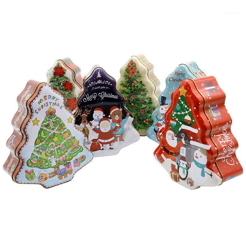 

1pc Christmas Tree Design Gift Box DIY Foods Packing Cookies,chocolate,Candy Box Xmas Decor Home Storage Party Supplies1